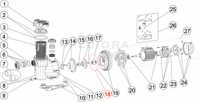 oring obudowy zamykającej victoria plus silence