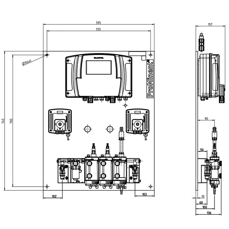 dulcodos comfort dimensions